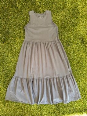 Universal Thread Women’s Sleeveless Tiered Dress - Dark Gray - XS